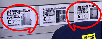 Sold and removed as staff worked