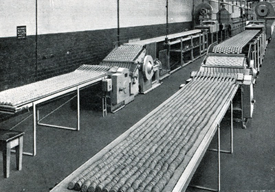 The factory Savoy, who made Woolworths' famous broken biscuits/ Pictured in 1936, Click for a larger copy in a new window