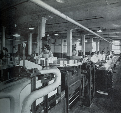 Making Colmans Mustard in their factory at Norwich. Woolworths was a leading outlet at the time. Click for a larger image in a new window
